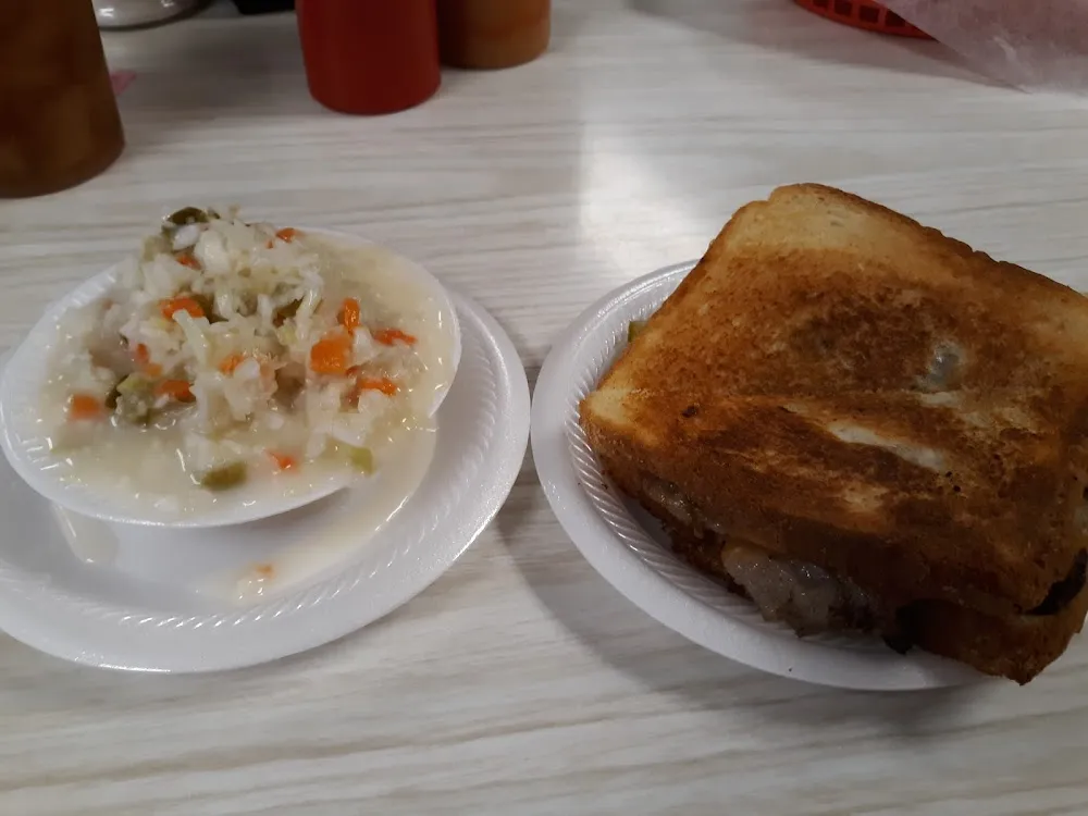 Beef Brisket and Coleslaw